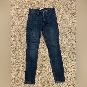 Madewell Denim High Rise Skinny Jeans